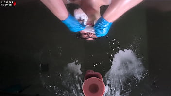 Nurse lexi's cum collection ass and tits pressed on glass handjob titfuck bj wild ride and facial 4k landscape