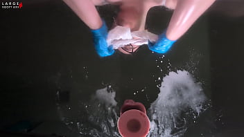 Nurse lexi's cum collection ass and tits pressed on glass handjob titfuck bj wild ride and facial 4k landscape