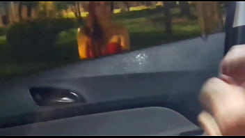 Public display of my penis i came while looking at a beautiful woman at the bus stop