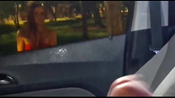 Public display of my penis i came while looking at a beautiful woman at the bus stop