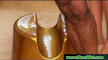 Nasty fuck while giving nuru massage 17