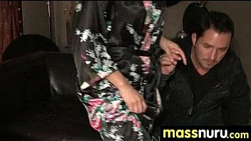 Nuru massage ends with a hot shower fuck 3