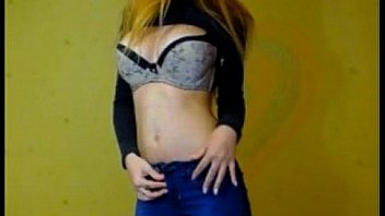 Amateur redhead masturbates hard webcam and cum