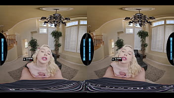 Making cute blondie cum on my cock