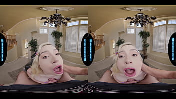 Making cute blondie cum on my cock