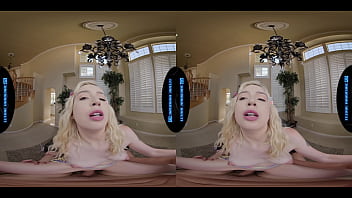 Making cute blondie cum on my cock