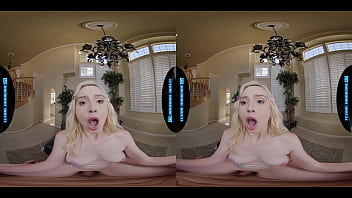 Making cute blondie cum on my cock