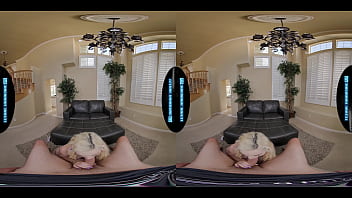 Making cute blondie cum on my cock