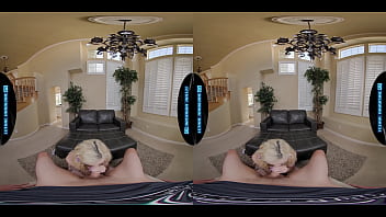 Making cute blondie cum on my cock