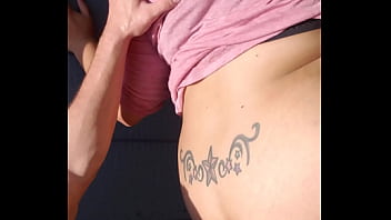 Getting my dick sucked outside