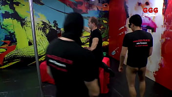 Ggg backstage at ggg sperm studio with two german beauties eager for cum