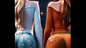 Side by side they walk stronger than ever elsa and anna show that sisterhood is the real magic—icy elegance meets autumn warmth in perfect harmony