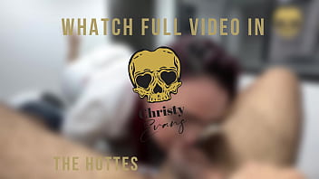 I'm left alone with my soldier friend so i can suck his cock