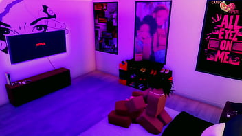 A lil sneaky peek of our new sex area