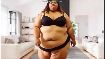 Hispanic Bbw With Rippling Flesh Exercises On The Beach Solo Ai Generated A070605b thumbnail