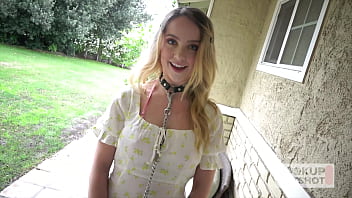 Blonde cutie pie nikole nash takes bryan gozzling's cock up her ass