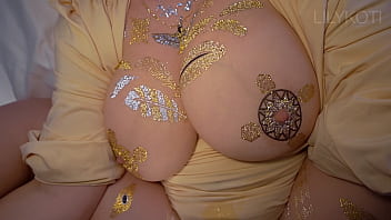 Luxury club babe with gold sticker big premature cumshot from one touch then hardcore pounding with cum in pussy lilykoti