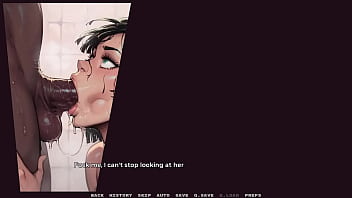 Hot and sweaty bbc blowjob hentai game