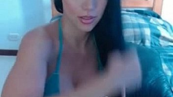 Sweet brunette teen live on webcam