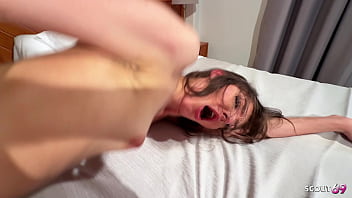 Small tits skinny inked beauty girl becky california pick up for real pov amateur no condom fuck by old guy