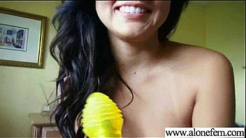 Nasty hot girl insert sex toys in holes to masturbate video 01