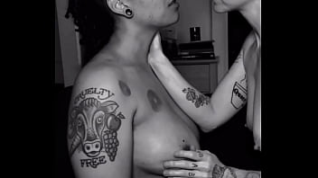 Spitting in my dirty submissive slut wife's mouth