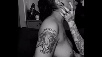 Spitting in my dirty submissive slut wife's mouth