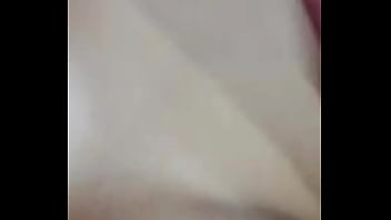 Asian girl playing pussy in video call