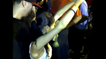 Assjob groping in concert