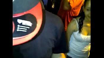 Assjob groping in concert