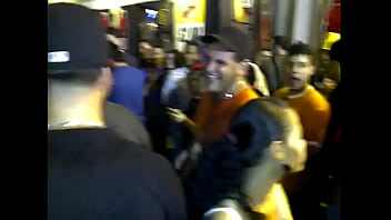 Assjob groping in concert