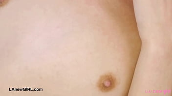 Alluring teen model naked close up