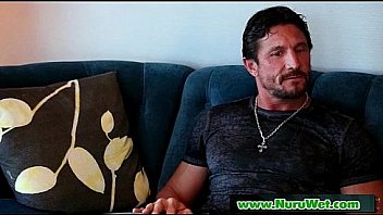 Nuru massage with nuru gel and wet blowjob video 29