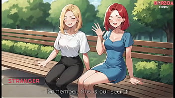 12 inch monster dick fuck creampied teen blonde and redhead in public park