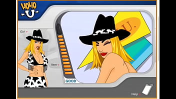 Blonde cowgirl bessie gets down to business with well endowed cowboy