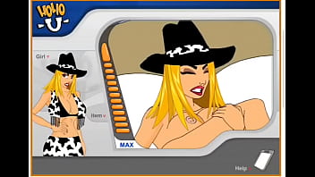 Blonde cowgirl bessie gets down to business with well endowed cowboy