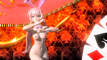 Megurine luka traje de coneja mod desnuda