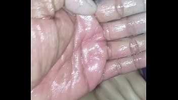 Fisting my wife while she uses vibrator