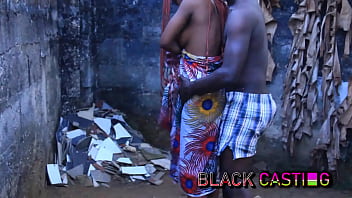 He fucked me in his backyard because his big black ass girlfriend was in his room