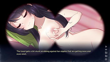 Chasing tails spying naughty scene