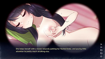 Chasing tails spying naughty scene