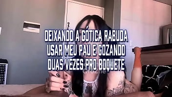 Ele gozou no meu rostinho duas vezes qrozne