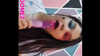 Actriz porno yulieth gómez se masturba con un fans
