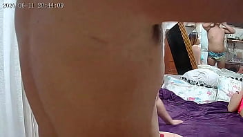 A câmera captou tudo