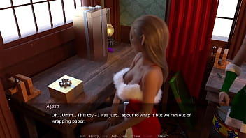 The lust city #47 18 year old busty cristmas elf shows her beautiful body for santa after she disappointed him