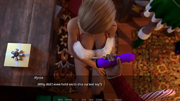 The lust city #47 18 year old busty cristmas elf shows her beautiful body for santa after she disappointed him