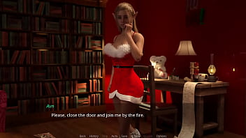 The lust city #47 18 year old busty cristmas elf shows her beautiful body for santa after she disappointed him