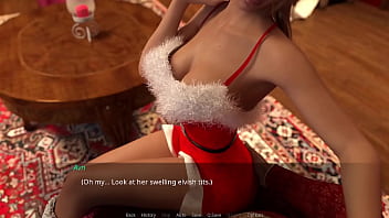 The lust city #47 18 year old busty cristmas elf shows her beautiful body for santa after she disappointed him