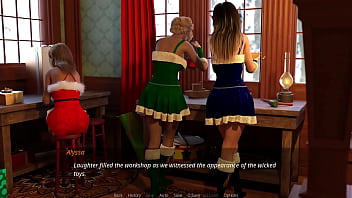 The lust city #47 18 year old busty cristmas elf shows her beautiful body for santa after she disappointed him