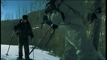 Claudia rossi outdoors in snow anal and blow job in mmf threesome